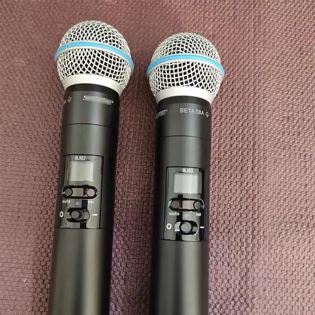 Alt view image 5 of 5 - Wireless microphone SLXD2 - one for two outdoor church, KTV, home singing, BETA58A handheld microphone