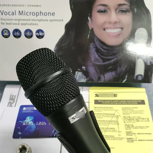 Alt view image 4 of 5 - KSM9 high-end wired microphone for live karaoke performances, handheld and professional wired microphone for home use