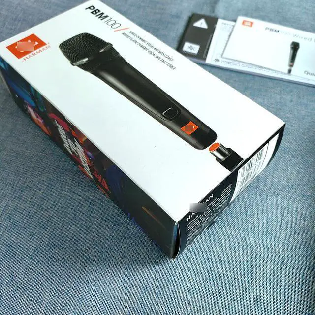 Alt view image 2 of 5 - PBM100 Wired Moving-Coil Microphone Home Singing Live Recording Handle Speaker Power Amplifier Microphone