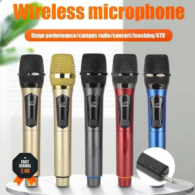 Alt view image 5 of 5 - Wireless microphone charging kit - suitable for two devices, suitable for stage use, home use, KTV, outdoor use, audio system for conferences and performances. blue-One against two