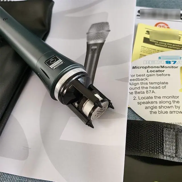 Alt view image 4 of 5 - BETA87A 87A high-end wired condenser microphone with super cardioid stage professional recording microphone