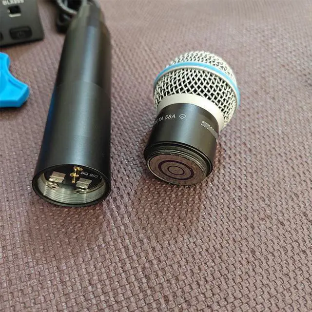 Alt view image 4 of 5 - BLX88S wireless microphone - one for two-stage performance singing in a church Beta 58A microphone