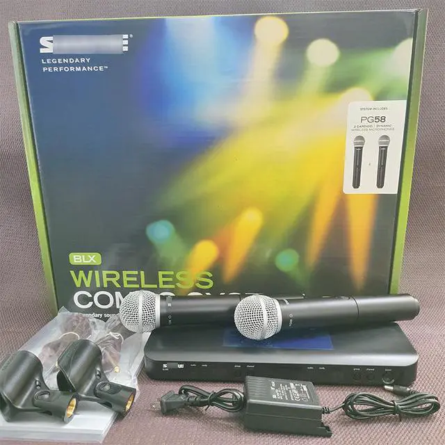 Alt view image 2 of 3 - Wireless microphone BLX288 beta58a SM PG58 - two-in-one dynamic microphone for stage performances European standard Beta58A