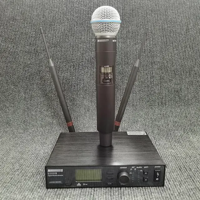 Main image of Digital wireless microphone ULXD4 BETA58A stage performance mixer with SM58 professional microphone European plug