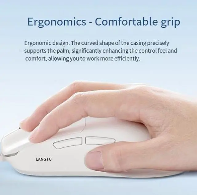 Alt view image 4 of 5 - Mouse - Silent 3-mode Computer Notebook Desktop Mouse - Portable and Durable - Office Use - Optical - Wired Mouse