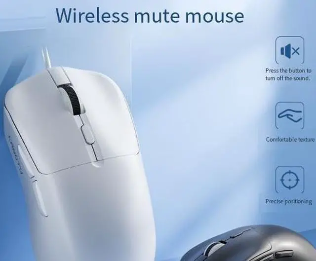Alt view image 5 of 5 - Mouse - Silent 3-mode Computer Notebook Desktop Mouse - Portable and Durable - Office Use - Optical - Wired Mouse