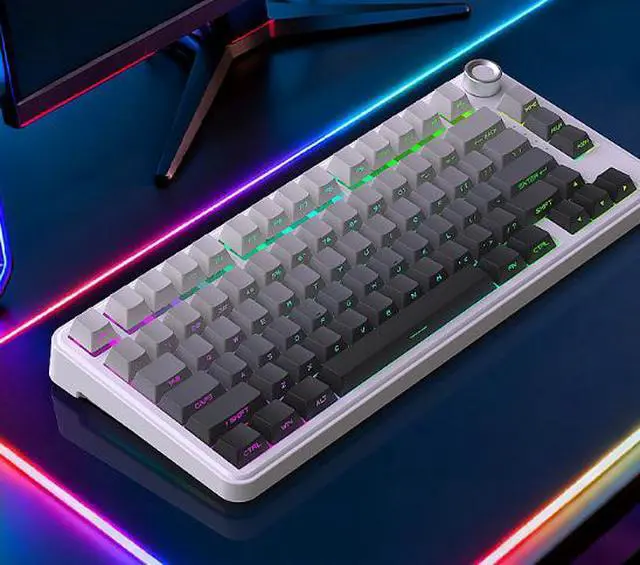 Alt view image 5 of 5 - YG75 Mechanical Keyboard Kit - Bluetooth Tri-mode RGB Hot Swap DIY Customization