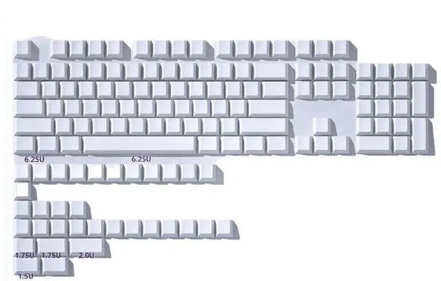 Main image of Blank keycap material for 137 keys