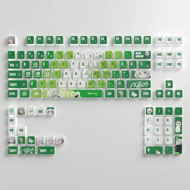 Main image of Keycap Kyouya Ai Yuki Four-sided Pudding Keycap PBT Need to purchase keycaps with transparent sides on all four sides