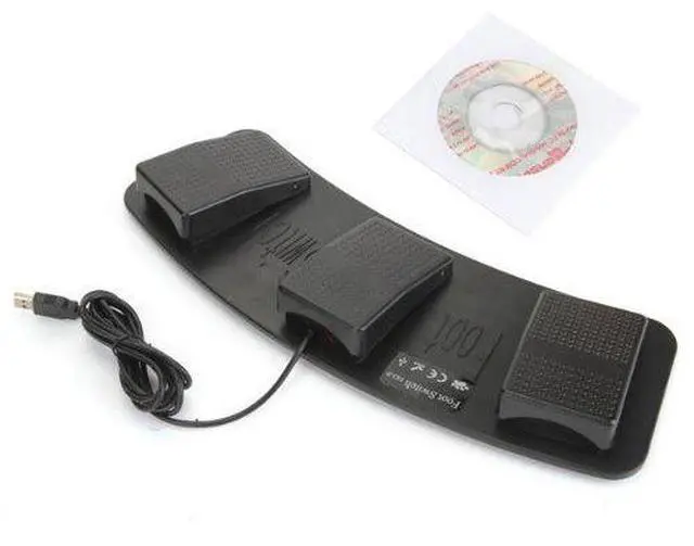 Alt view image 4 of 5 - HID USB footswitch 3-position plastic footswitch FS2-P