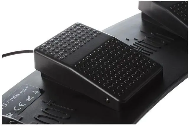 Alt view image 2 of 5 - HID USB footswitch 3-position plastic footswitch FS2-P