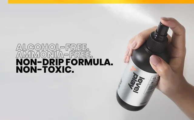 Alt view image 4 of 7 - LEVELPLAY Screen Cleaner (8oz)| Cleaner for Laptop, Computer, Phone, iPad, Tablet, Monitor, TV Screen, Window, Cleaning Spray | Alcohol-Free + Large size Microfiber Cloth