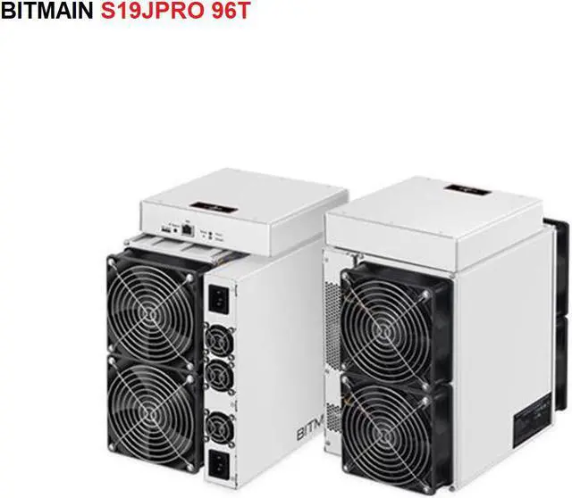 Alt view image 4 of 5 - New Bitcoin Miner S19J Pro 96TH/S Bitmain Antminer Mining Machine SHA256 Algorithm High Profit Bitmain Miner BTC BCH Asic Mining Machine 2832W with Power Supply