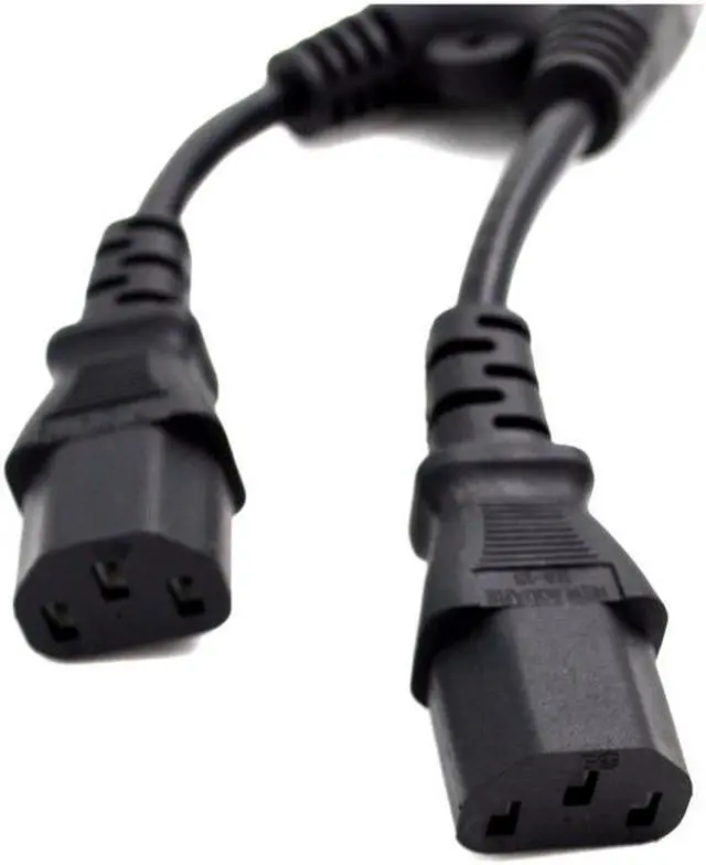 Main image of 1.2M Y Adapter Cable Splitter Power Cable c20 to 2xc13 Suit for Antminer L3+/S9/GPU Miners