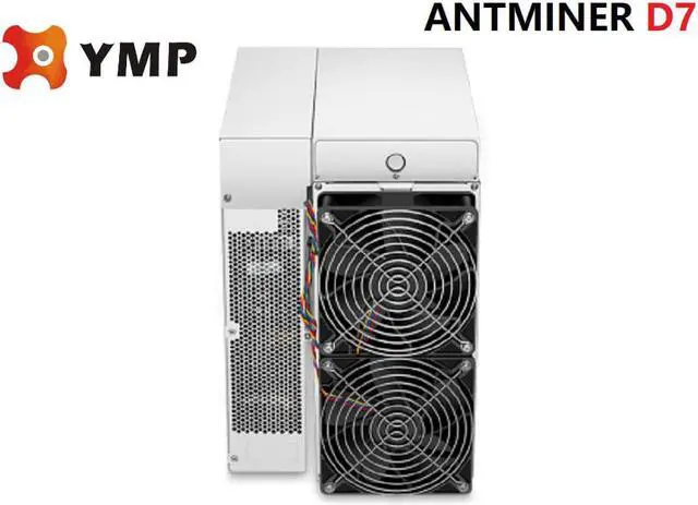 Alt view image 2 of 5 - Asic miner Antminer D7 1157G Machine Crypto Mining Rig With Power Supply