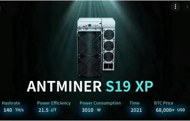 Alt view image 5 of 5 - Bitmain Antminer S19 XP 134Th/s 3010W Bitcoin Server BTC Mining Crypto Machine Power Supply Included