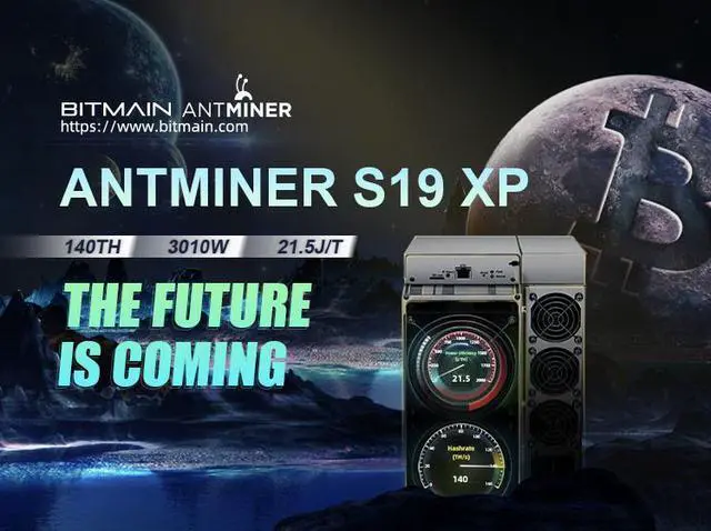 Main image of New Arrived Miner Bitmain Antminer S19 XP 140th/S Bitcoin BTC Mining Machine
