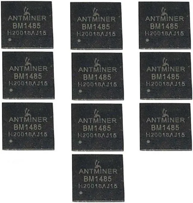 Alt view image 6 of 6 - 10Pcs new BM1485 ASIC Chip for Antminer ASIC L3 L3+ L3++ LTC Litecion Miner replacement