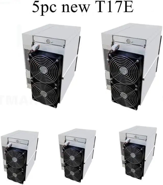 Main image of Bitmain T17e 50T Pack 5Pcs  Upgrade Heatsink Asics The most Cost -Effective Bitcoin Machine