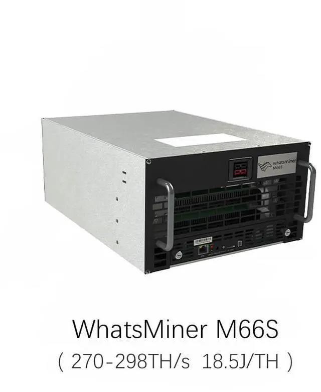 Main image of MicroBT WhatsMiner M66S 298T 18.5/TH Bitcoin Mining Machine for Oil Cooling Immersion Equipment