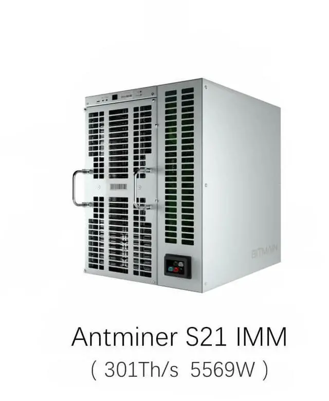 Main image of Bitmain Antminer S21 Immersion 301Th/s 5569W Bitcoin Miner