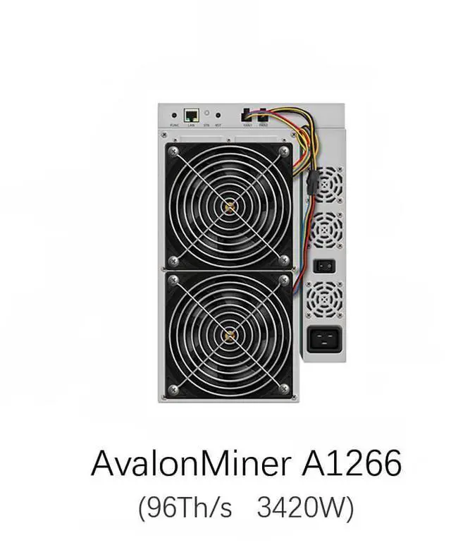 Main image of Canaan Avalon Miner 1266 96T 3420W Asic Mining Machine BTC Miner
