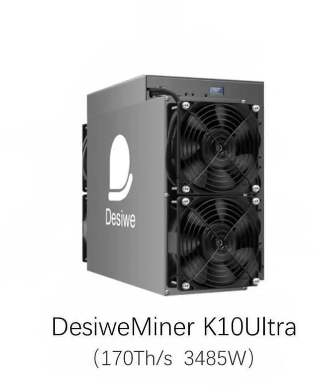 Main image of DesiweMiner K10 Ultra 170 TH/s 3485W for Miners Mining Bitcoin BCH BSV with SHA-256 algorithm