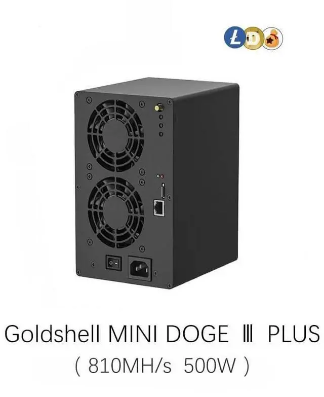Main image of Mini Doge III Plus 810Mh/s 500W Litecoin Dogecoin Bells Miner