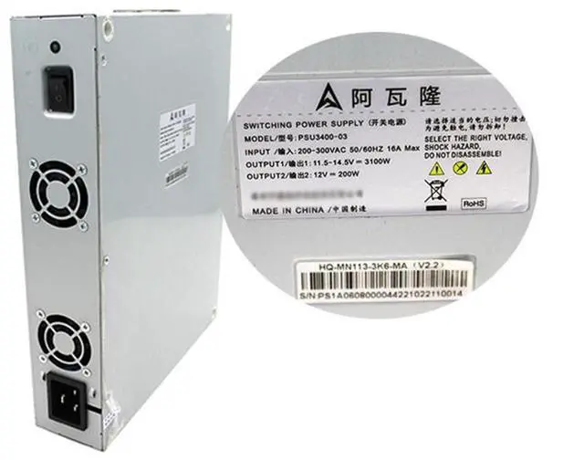Main image of Avalon PSU3400-03 power supply Replace Avalon A1346 A1366 miner PSU
