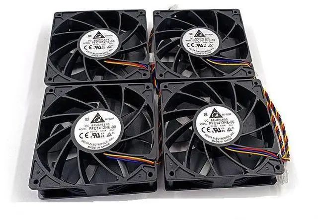 Alt view image 5 of 6 - Whatsminer 140mm cooling fan PFC1412HE-00 12V 9A Replace For Whatsminer M20s, M21s, M30s, M31s, M32s chassis fan
