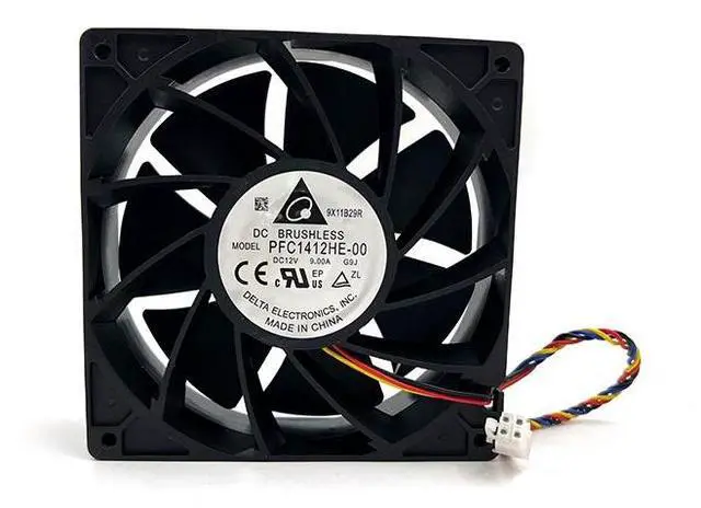 Alt view image 4 of 6 - Whatsminer 140mm cooling fan PFC1412HE-00 12V 9A Replace For Whatsminer M20s, M21s, M30s, M31s, M32s chassis fan