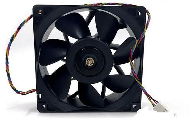 Alt view image 2 of 2 - Antminer QFR1212GHE 12V 2.7A cooling fan replacement for S9, S9J, S9K, S9SE, S11, S15, S17, S17PRO, S17+, T17, T17E, S19, S19PRO miner cooling fan