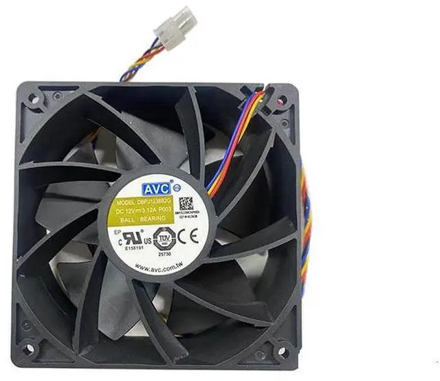 Alt view image 3 of 3 - AVC DBPJ1238B2G 12V 3.12A cooling fan 120mm  suitable for Antminer S21, Whatsminer, Innosilicon A10, T2T, Ebit E9 and other miners