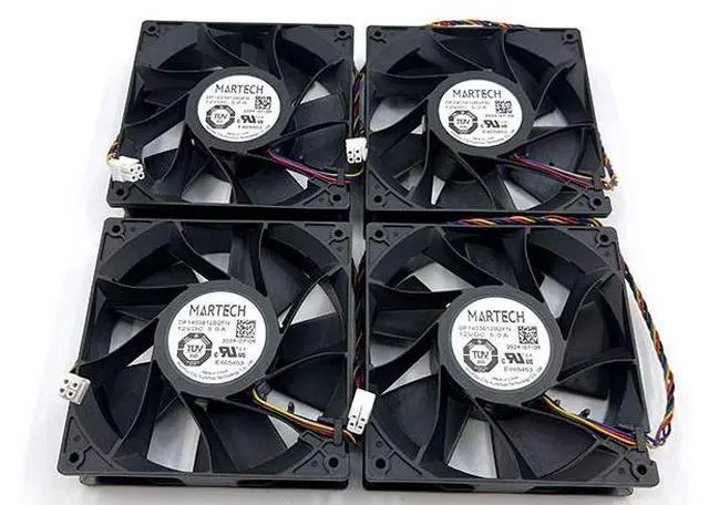 Alt view image 5 of 6 - Martech DF1403812B2FN 12V 5A 7000RPM cooling fan for Antminer S21XP S21pro S21+ miner replacement