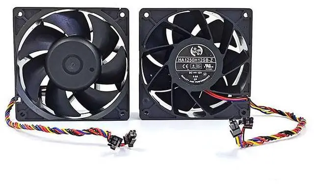 Alt view image 2 of 2 - HA1250H12SB-Z 12V 9.0A cooling fan for Avalon 1346 1366 1566 miner cooling fan