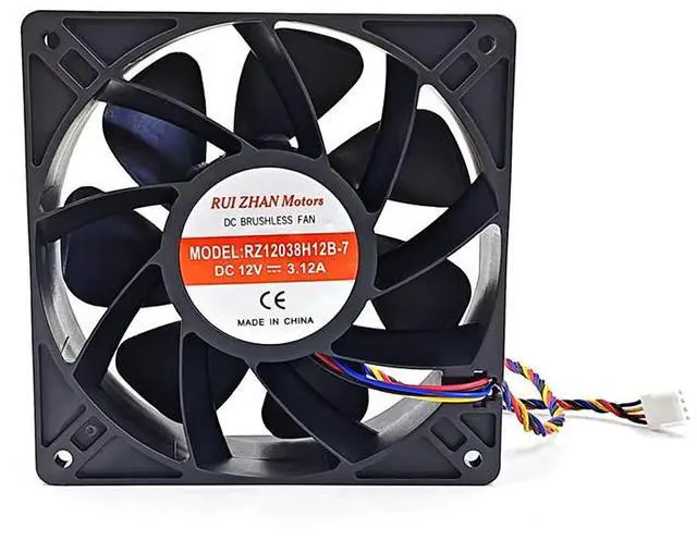 Main image of RZ12038H12B-7 12V 3.12A cooling fan 120mm for Antminer S19j, S19jPro, T19, S19, L3+, S17Pro, T17, S19Pro miner fans