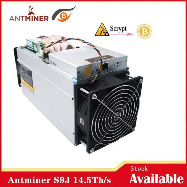 Main image of Bitmain Antminer S9J Bitcoin ASIC Miner 14.5TH/s Bitcoin Mining Machine with PSU SHA-256 BTC BCH Miner Better Than Antminer S9 S9i 13.5T 14T T9+ S11 S15