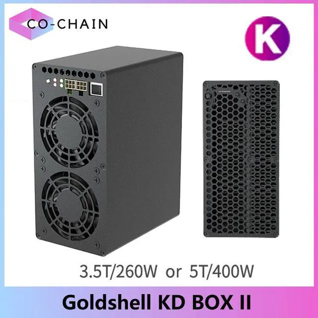 Main image of New Release Gold shell KD BOX II 5T Hashrate KDA Miner 400W KDA Miner Without PSU Kadena KD BOX 2 Low Noise Good For Home Mining Better Than Kd box pro KD box