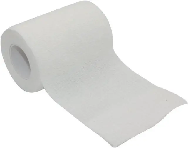 Alt view image 4 of 7 - COMOmed Self Adhesive Bandage Wrap 3"x5 Yards First Aid Stretch Sport Athletic Wrap Vet Tapes for Wrist Ankle Sprain and Swelling,White (6 Rolls)