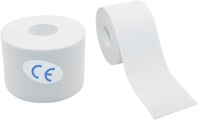 Alt view image 4 of 7 - COMOmed Kinesiology Tape  Water Resistant Uncut Sports Tape - 2 in x 16.5 ft - Professional Kinesiology Therapeutic Sports Tape,White, Latex Free