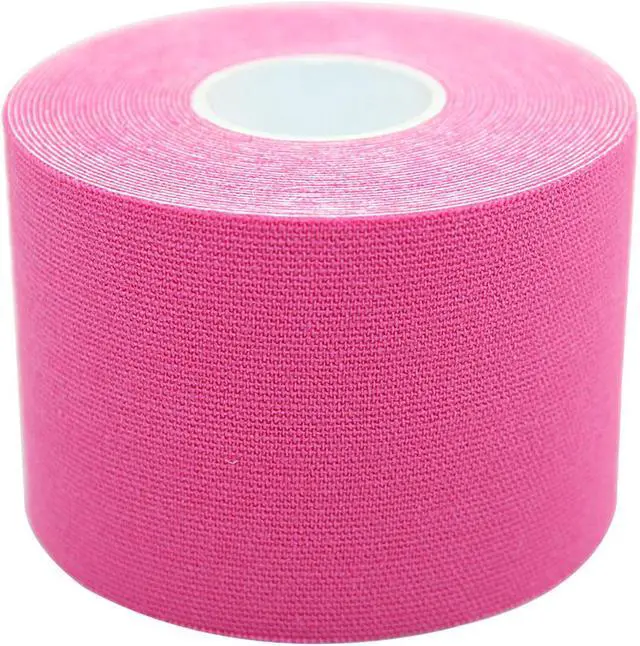 Alt view image 4 of 7 - COMOmed Kinesiology Tape 6 Rolls Water Resistant Uncut Sports Tape - 2 in x 16.5 ft - Professional Kinesiology Therapeutic Sports Tape,Pink ,Latex Free