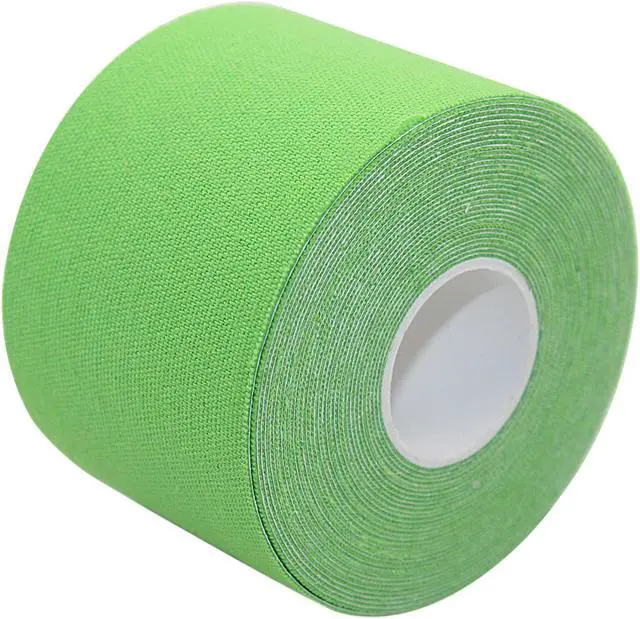 Alt view image 2 of 7 - COMOmed Kinesiology Tape 6 Rolls Water Resistant Uncut Sports Tape - 2 in x 16.5 ft - Professional Kinesiology Therapeutic Sports Tape,Green ,Latex Free.
