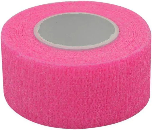 Alt view image 2 of 7 - COMOmed Self Stick Cohesive Bandage Latex 1"x5 Yards First Aid Bandages Stretch Sport Wrap Vet Tape for Wrist Ankle Sprain and Swelling,Pink  12 Rolls