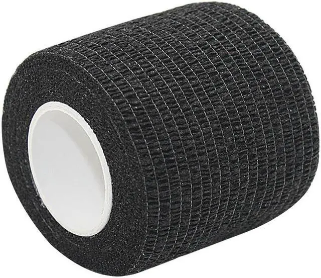 Alt view image 3 of 7 - COMOmed Self Adherent Cohesive Bandage 2"x5 Yards First Aid Bandages Stretch Sport Athletic Wrap Vet Tape for Wrist Ankle Sprain and Swelling,Black 6 Rolls