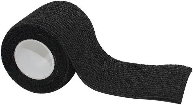 Alt view image 4 of 7 - COMOmed Self Adherent Cohesive Bandage 2"x5 Yards First Aid Bandages Stretch Sport Athletic Wrap Vet Tape for Wrist Ankle Sprain and Swelling,Black 6 Rolls