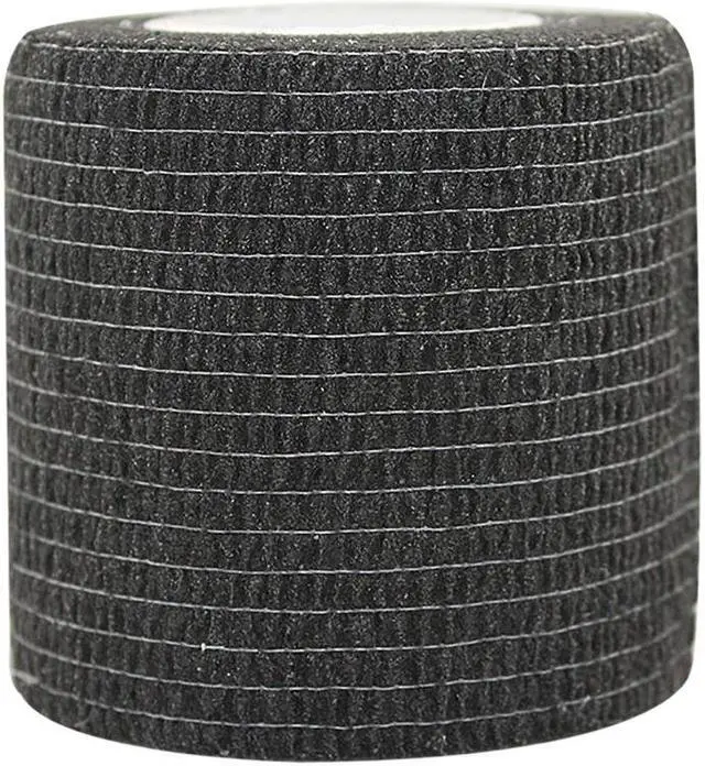 Alt view image 2 of 7 - COMOmed Self Adherent Cohesive Bandage 2"x5 Yards First Aid Bandages Stretch Sport Athletic Wrap Vet Tape for Wrist Ankle Sprain and Swelling,Black 24 Rolls