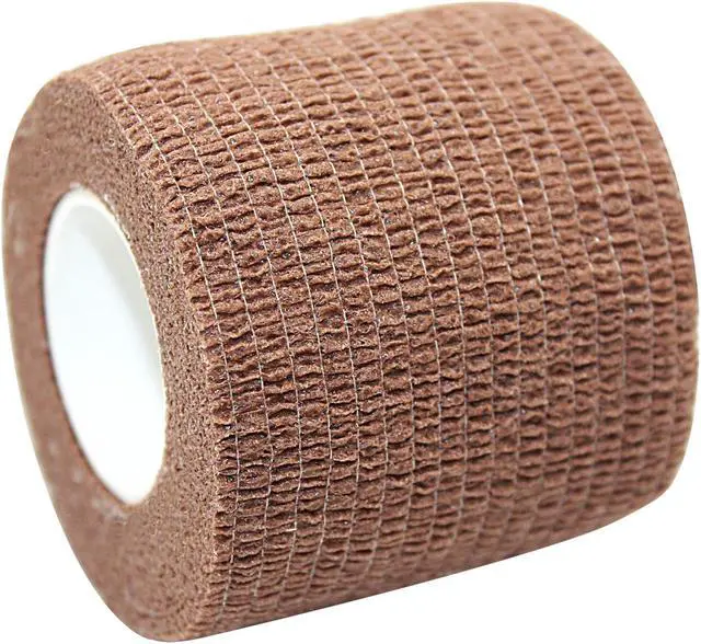 Alt view image 4 of 7 - COMOmed Self Adherent Cohesive Bandage 2"x5 Yards First Aid Bandages Stretch Sport Athletic Wrap Vet Tape for Wrist Ankle Sprain and Swelling,Brown 6 Rolls
