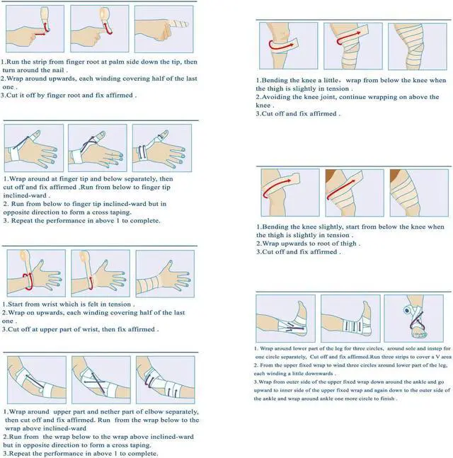 Alt view image 7 of 7 - COMOmed Self Adherent Cohesive Bandage Latex 3"x5 Yards First Aid Bandages Stretch Sport Athletic Wrap Vet Tape for Wrist Ankle Sprain and Swelling,Yellow (6 Rolls)