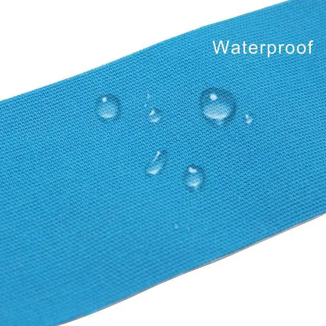 Alt view image 5 of 7 - COMOmed Kinesiology Tape Water Resistant Uncut Sports Tape - 2 in x 16.5 ft - Professional Kinesiology Therapeutic Sports Tape,Blue, Latex Free 2Rolls