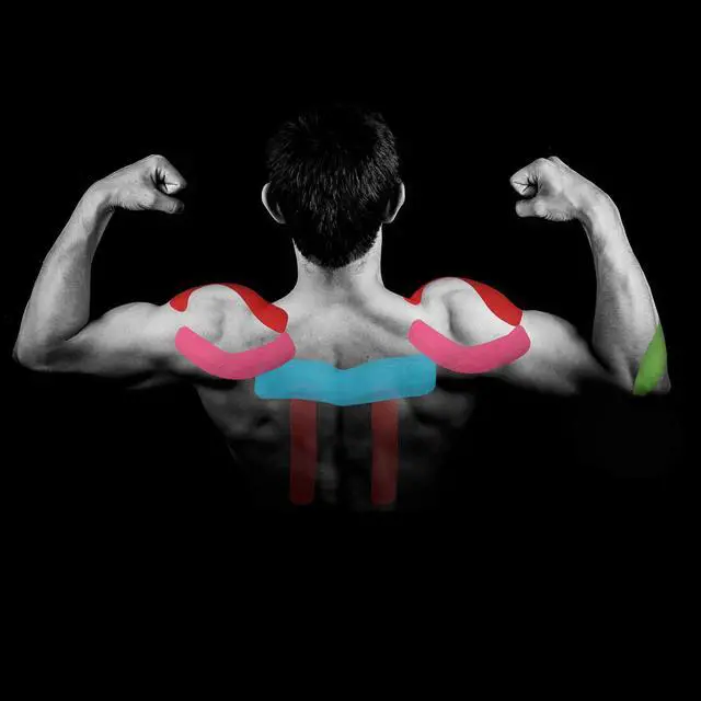 Alt view image 7 of 7 - COMOmed Kinesiology Tape 6 Rolls Water Resistant Uncut Sports Tape - 2 in x 16.5 ft - Professional Kinesiology Therapeutic Sports Tape,Blue,Latex Free